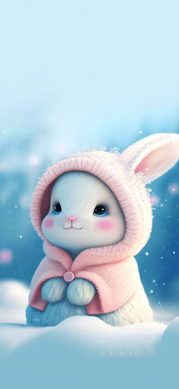 Adorable Rabbit Wallpaper