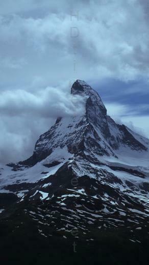 Ultra HD 4k Video Time Lapse Stock Footage Swiss Alps Matterhorn