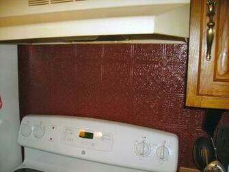 For The Tin Ceiling Tile I Bought Same Wallpaper Used