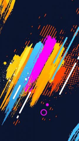 Rainbow Wallpaper Technology Graffiti