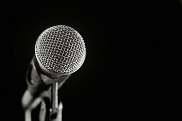 Microphone Mic Bw Singing Sing Black HD Wallpaper