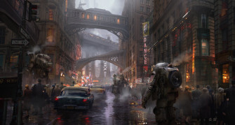 Sci Fi Dieselpunk Wallpaper By Eddie Mendoza