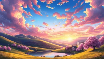 Anime Landscapes Wallpaper