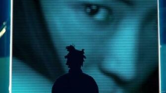The Weeknd Silhouette On Stage Rap Wallpaper