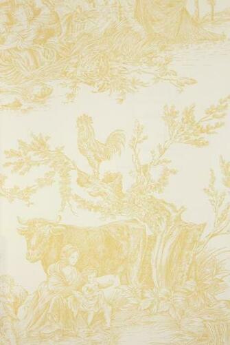 De Loir Toile Wallpaper Pastoral Scenic Jouy