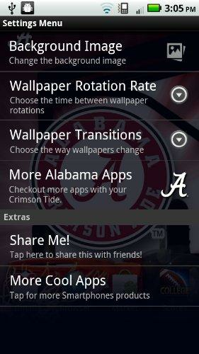 Crimson Tide Revolving Wallpaper App Roll This Live