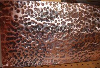 Hammered Copper Sheet Metal Diymid