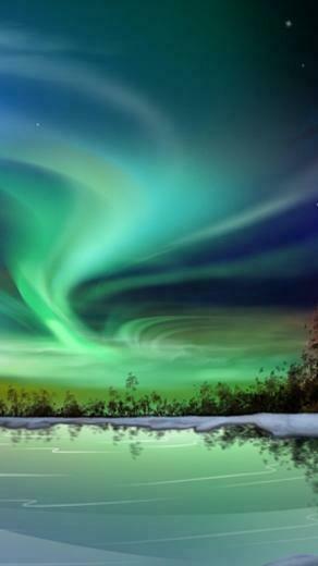 Northern Lights iPhone Wallpaper