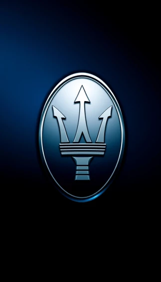 Maserati Logo Phone Wallpaper