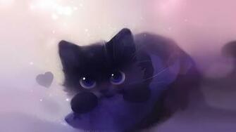 Black Cat By Apofiss Wallpaper