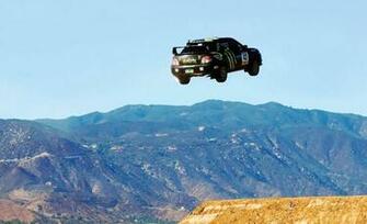 Flying Rally Car HD Wallpaper Unique