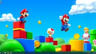 Mario Desktop Background