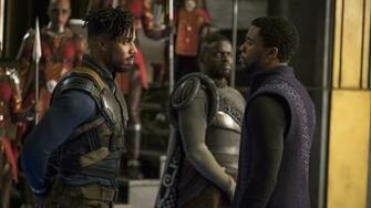 HD Black Panther Movie Killmonger And T Challa