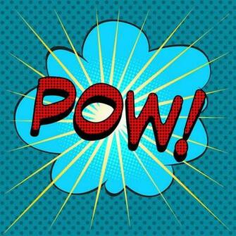 Photo Wallpaper Pop Art Pow