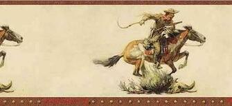 Winchester Cowboy Wallpaper Border