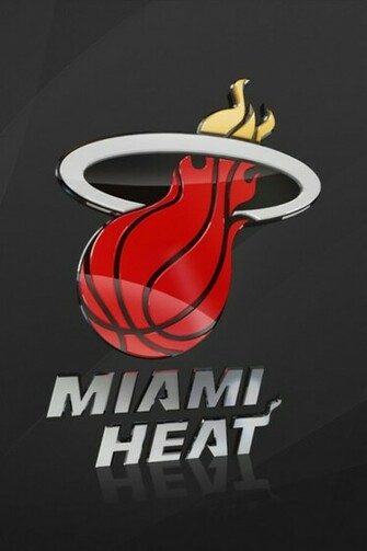 3d Miami Heat Nba Logo iPhone HD Wallpaper