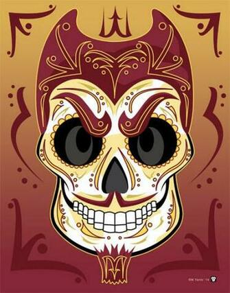 Home Artwork Arizona State University Sun Devils Sugar Skull By