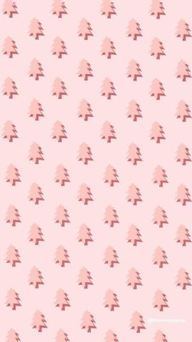 Silky Pink Christmas Wallpaper