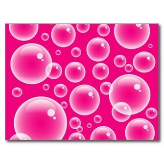 Pink Bubbles Background