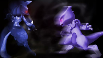 Mewtwo Vs Lucario Wallpaper By Machriderz Fan Art Games