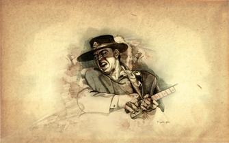 Stevie Ray Vaughan By Fungila