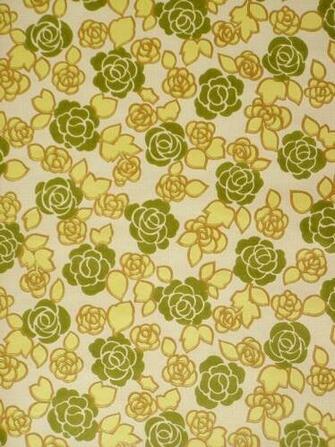 With Floral Print Design Wallpaper Retro Coloroll