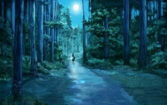 The Forest Of Moonlight Wallpaper And Image Pictures