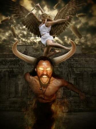 Angel Vs Devil By Wolves Psd