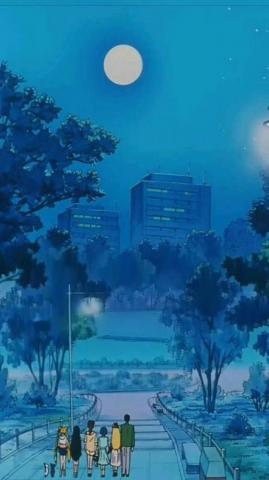 Vintage Anime iPhone Wallpaper