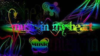 Wide HDq Electronic Music Wallpaper