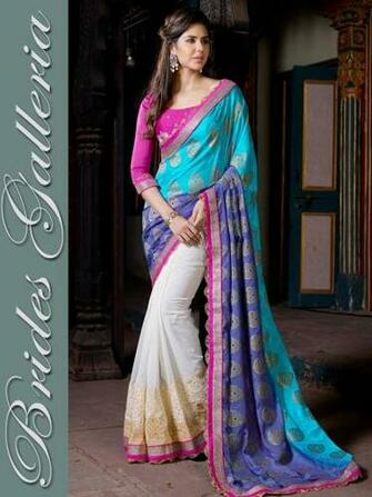 In Bollywood Actress Sonam Bajwa With Designer Sarees Image