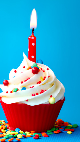 BirtHDay Wallpaper iPhone Cake Cupcake Buttercream Icing Food