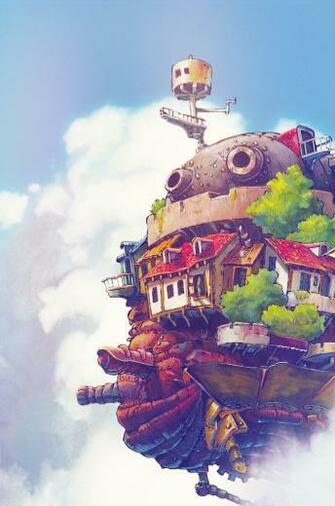 Studio Ghibli Howl S Moving Castle Phone Background