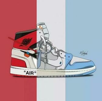 Sports Shoes On Jordan In Sneakers Wallpaper