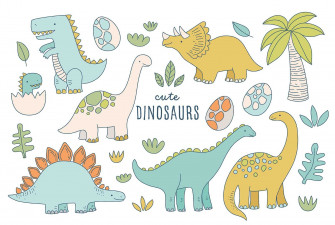 Cute Dinosaur Desktop Wallpaper