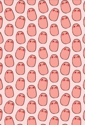 Kawaii Potato Wallpaper Evval Cute