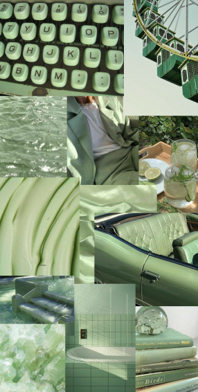 Wallpaper Aesthetic Sage Green Computer