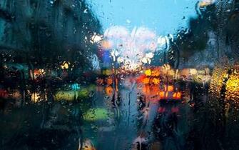 Rainy City Wallpaper And Image Pictures Photos
