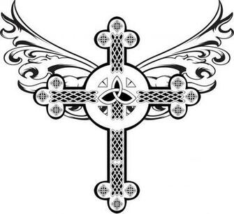 Winged Cross Wallpaper Celtic By