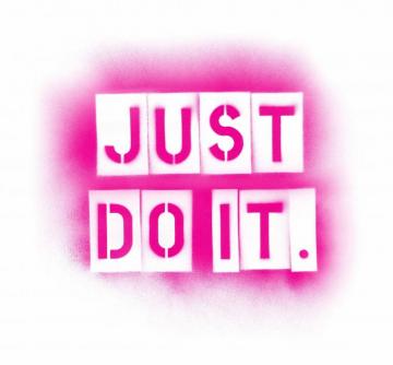 Just Do It Pink Wallpaper On