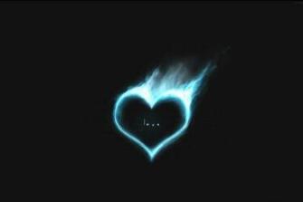 Blue Fire Love Wallpaper HD Ololoshenka