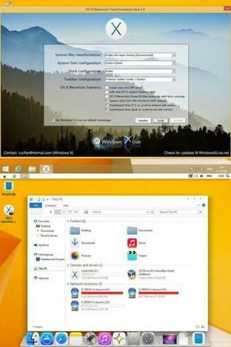 Os X Mavericks Ux Pack Windows Customization Winmatrix