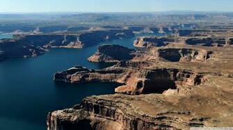 Aerial Of Canyon Wallpaper