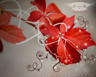 Graphics Illustrations October Wallpaper