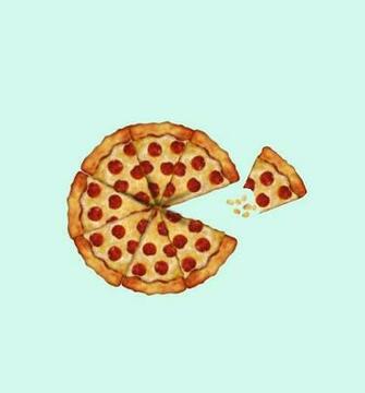 Emoji Fast Food Pastel Pizza Wallpaper Whatsapp Emojis