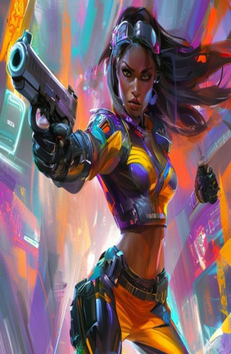 Girls With Guns Wallpaper