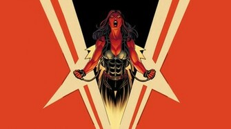 Comic Wallpaper Red She Hulk