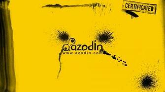 Azodin Website Address Yellow Background Wallpaper Art And