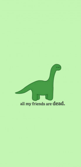 Cartoon Dinosaur Phone Wallpaper