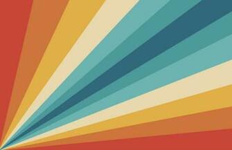 S Multicolour Stripes Retro Wallpaper Murals